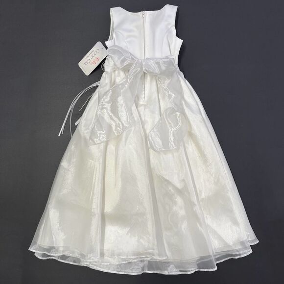 Good Girl Childrens‎ White Pearl Formal Party Wedding Event Dress, Good Girl 499 - Picture 3 of 14